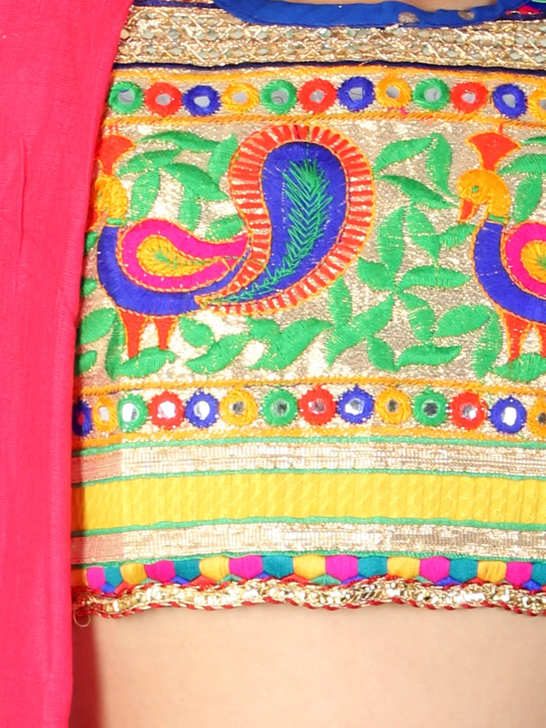 Girl's Festive Navratri Lehenga - Kid1 Girls