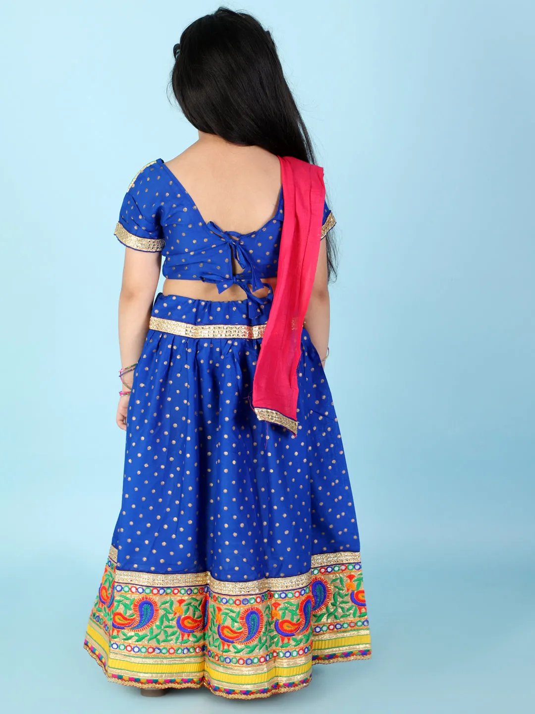 Girl's Festive Navratri Lehenga - Kid1 Girls