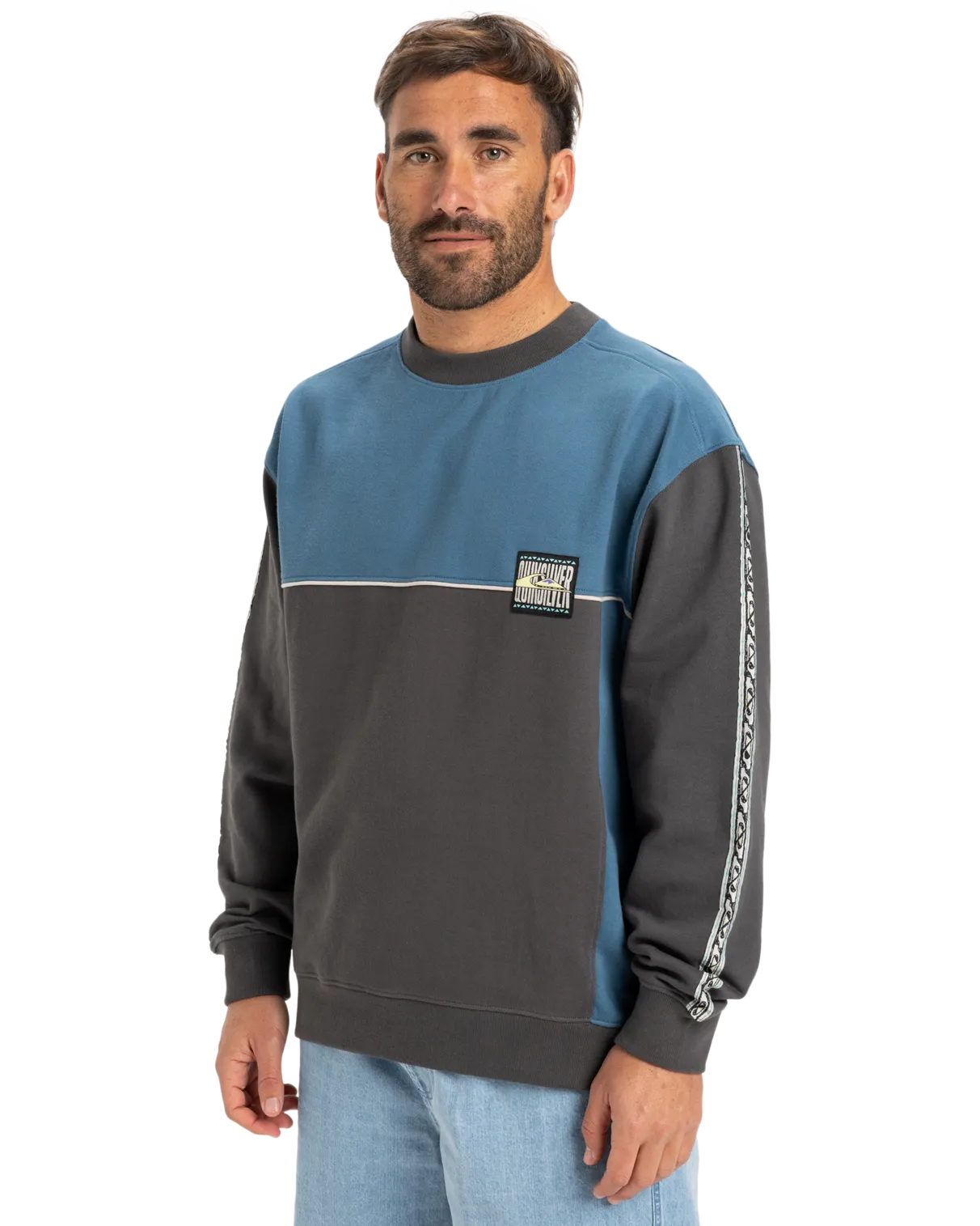 Global Heat Crew Sweatshirt in Dark Shadow