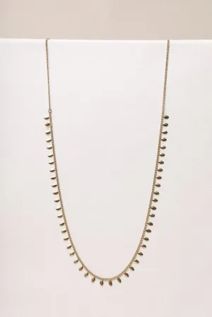 Gold Leaf Layering Necklace