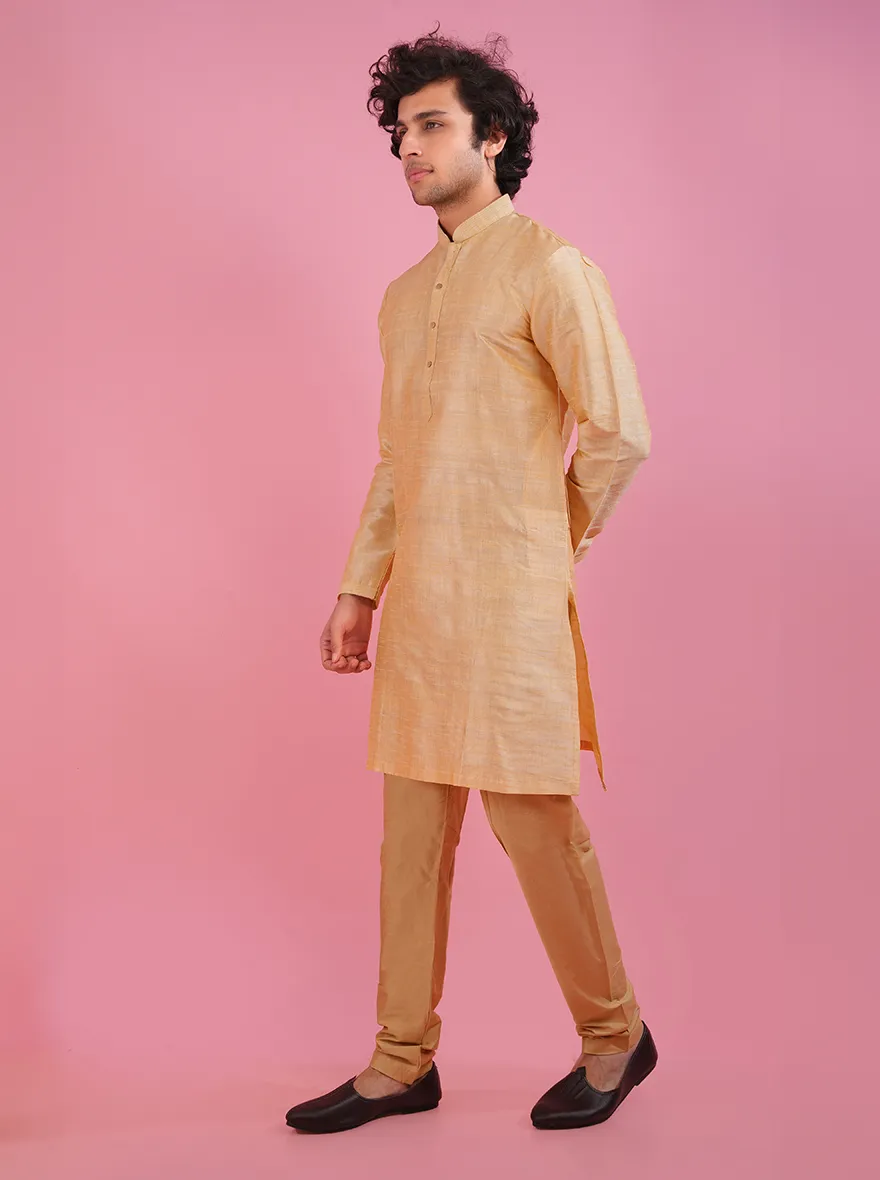 Golden Kurta Pajama | Azania