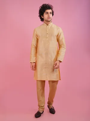 Golden Kurta Pajama | Azania