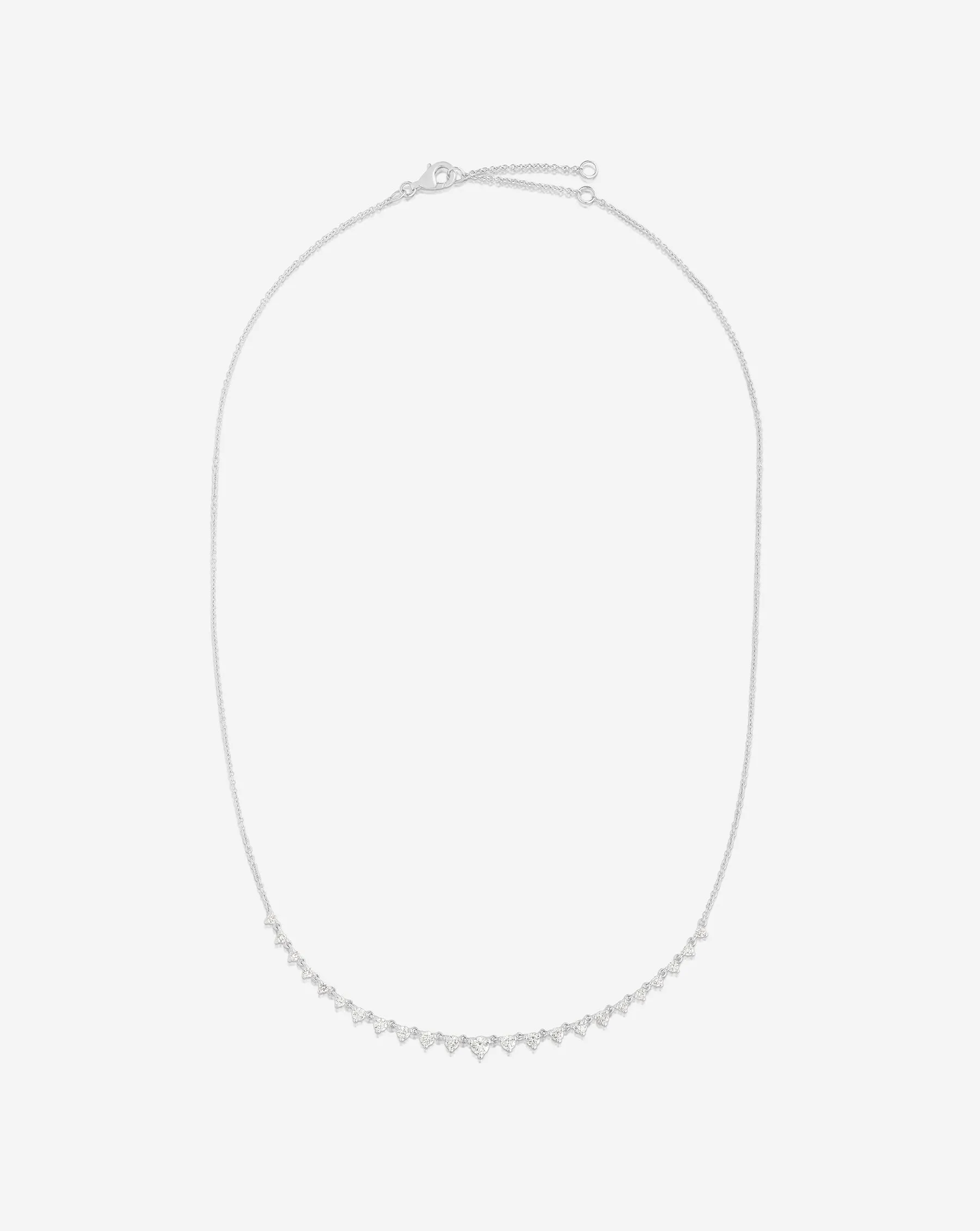 Graduated Diamond Layering Necklace