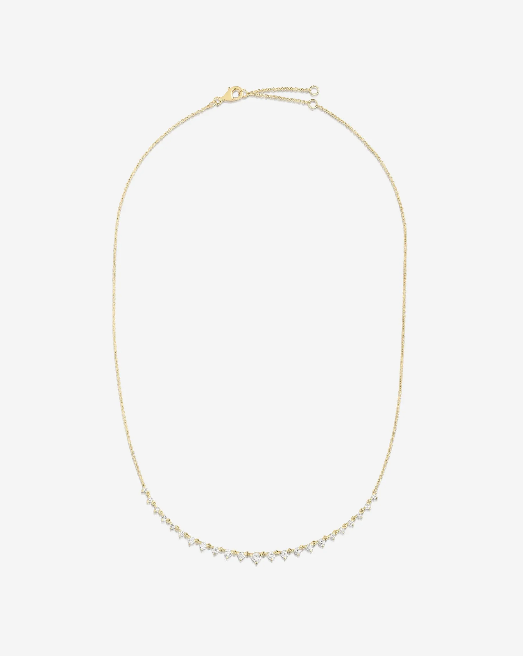 Graduated Diamond Layering Necklace