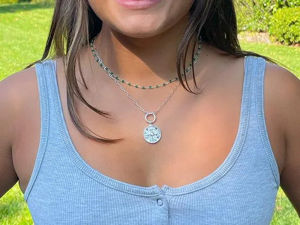 Green Onyx Rosary Chain