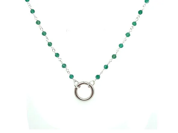 Green Onyx Rosary Chain