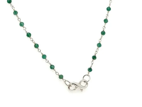 Green Onyx Rosary Chain