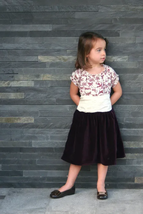 Haname Velvet Girls Dress - more colors