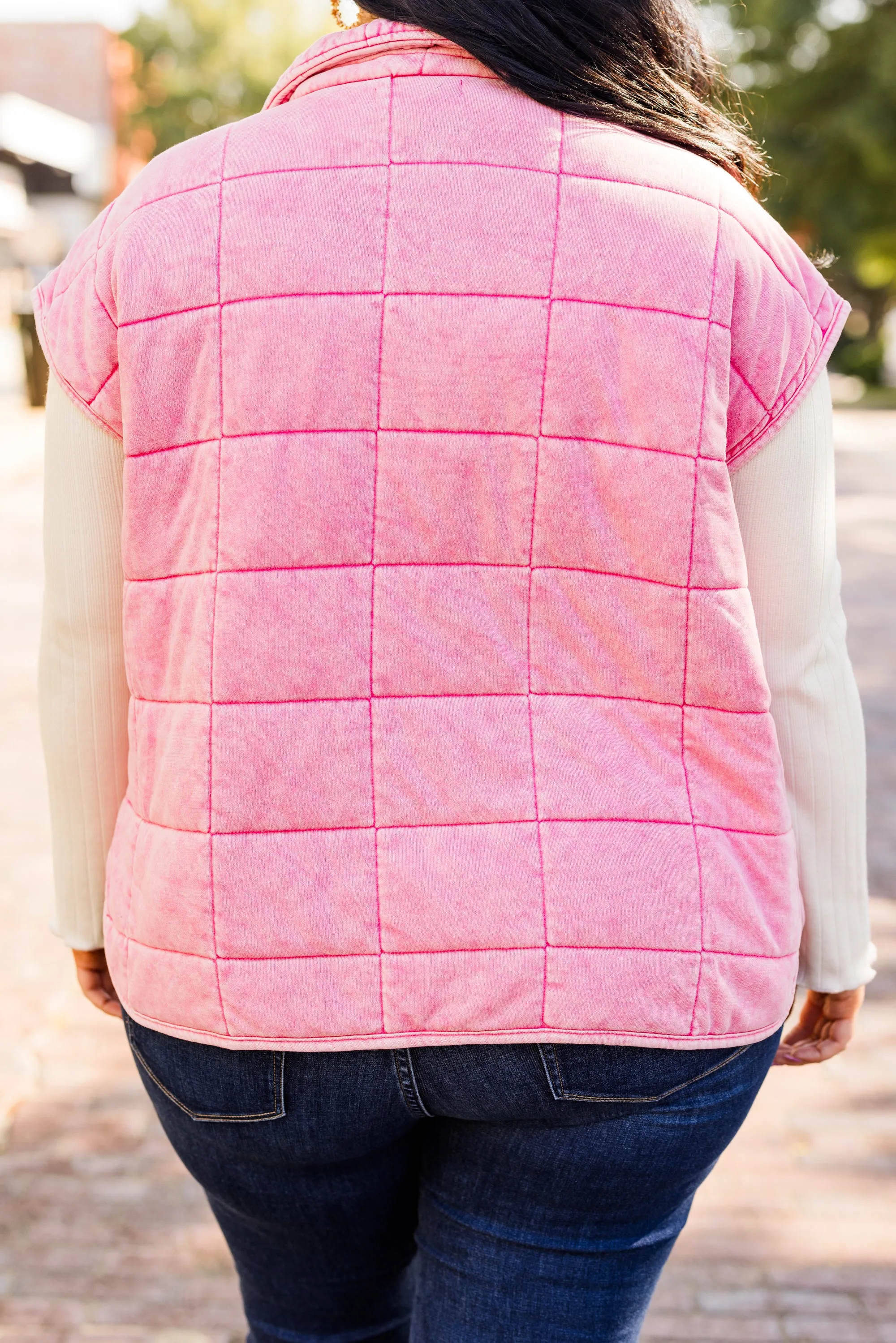 Harvest Haven Vest, Pink