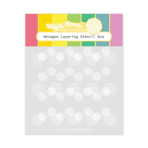 Hexagon Layering Stencil Duo