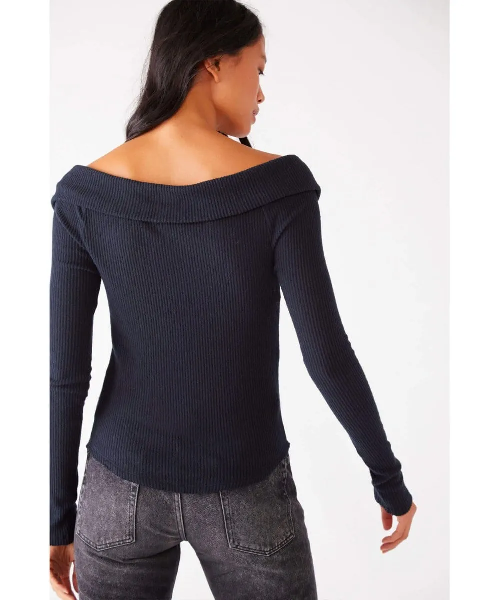 Hot Stuff Layering Top Black