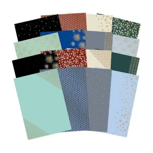Hunkydory Festive Decadence Edge-to-Edge Foiled Cardstock