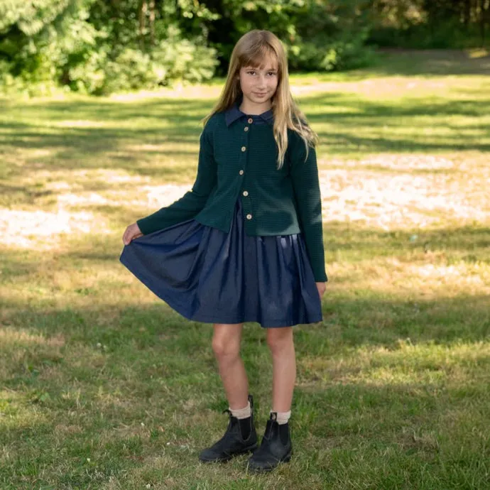 Hunter Green Cardigan | MTO