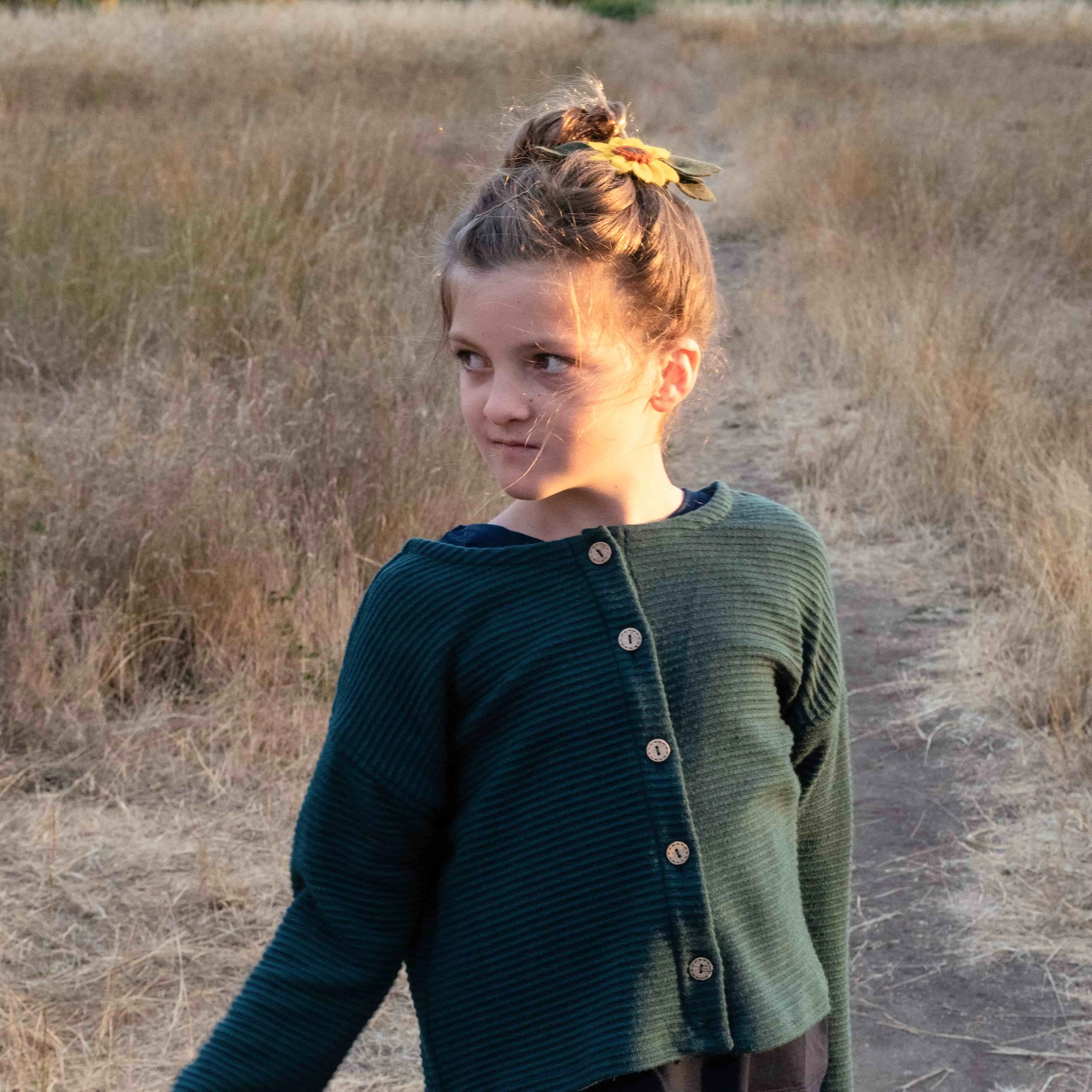 Hunter Green Cardigan | MTO
