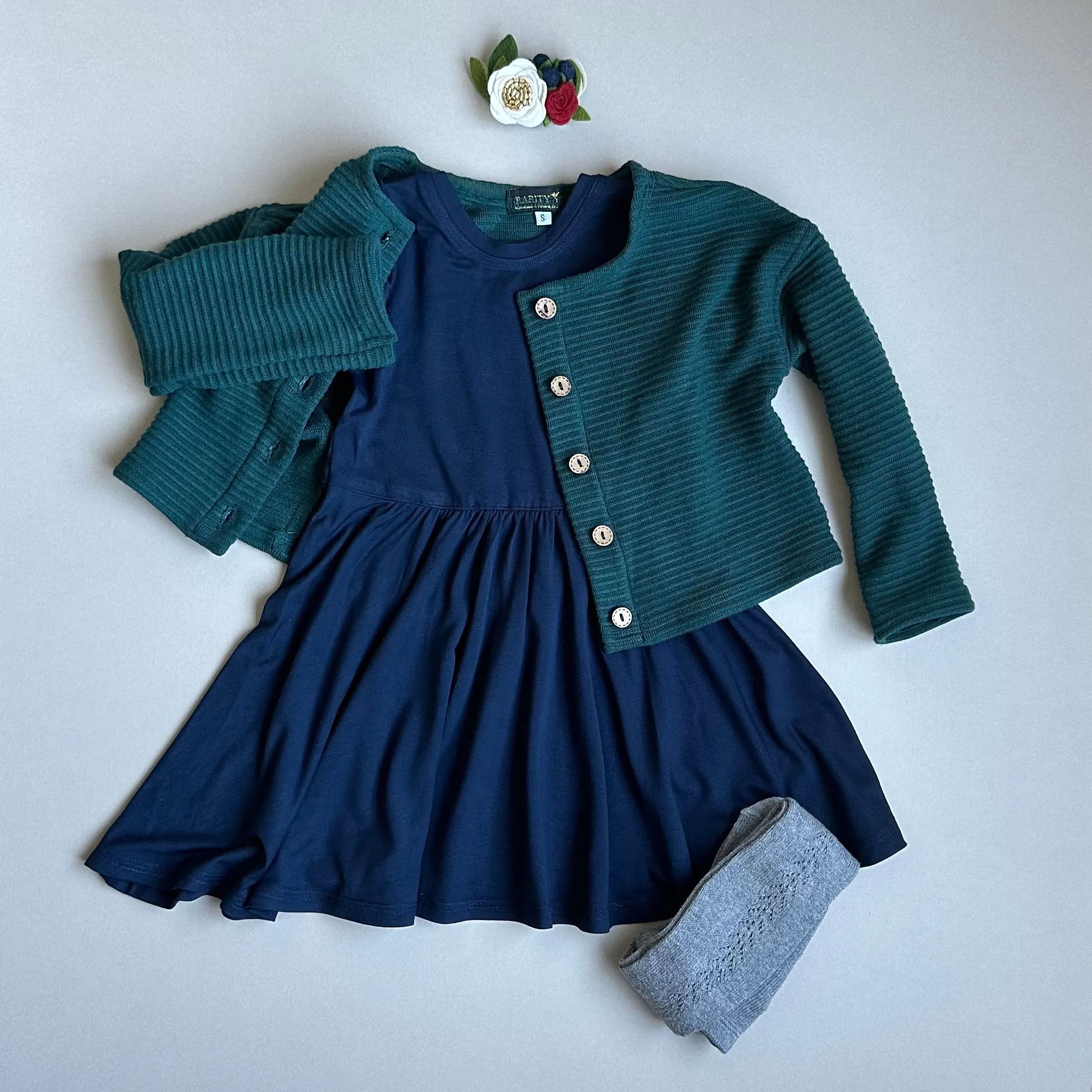 Hunter Green Cardigan | MTO