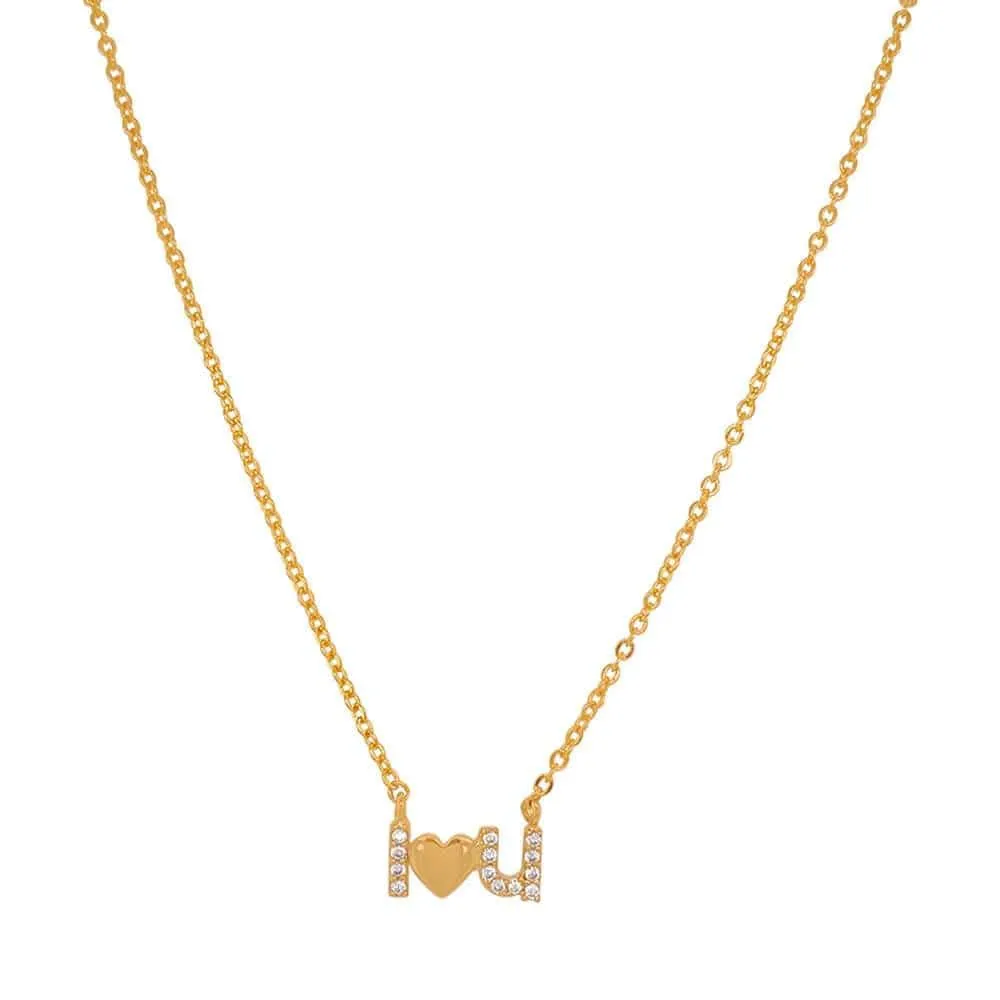I Love You Charm Necklace