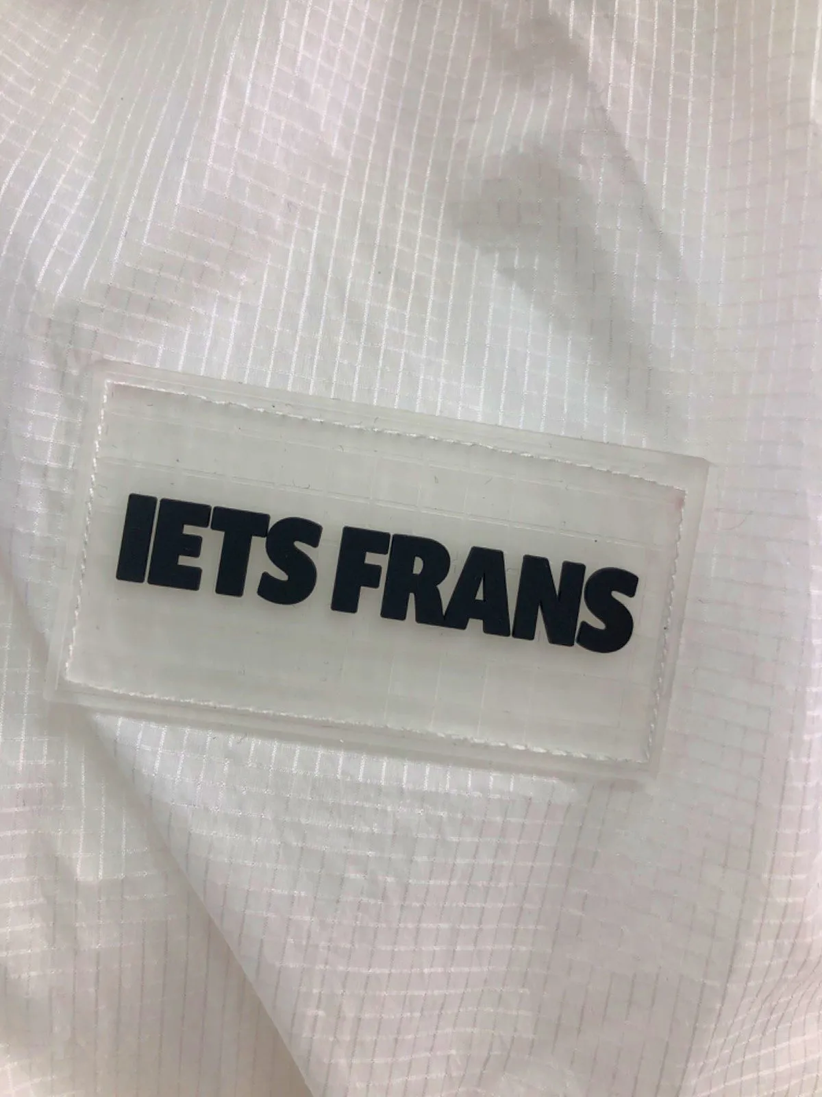 iets frans White Mesh-Panelled Hooded Vest XS