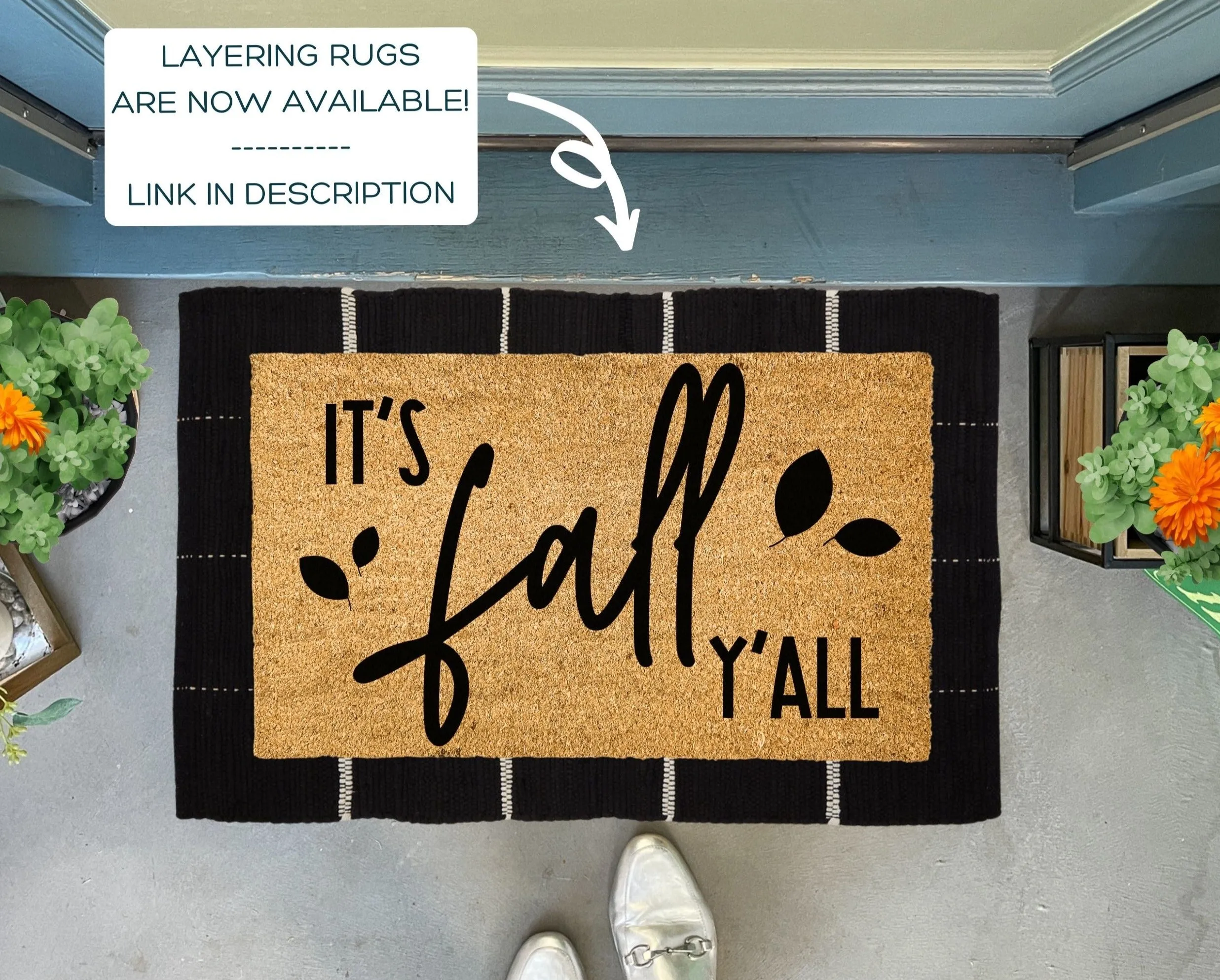It's Fall Y'all Fall Welcome Mat
