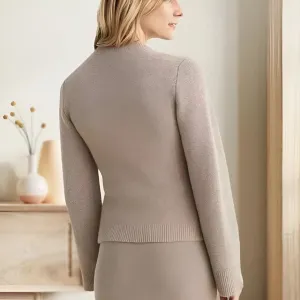 Ivyshape | Cozy Autumn Knit Coat
