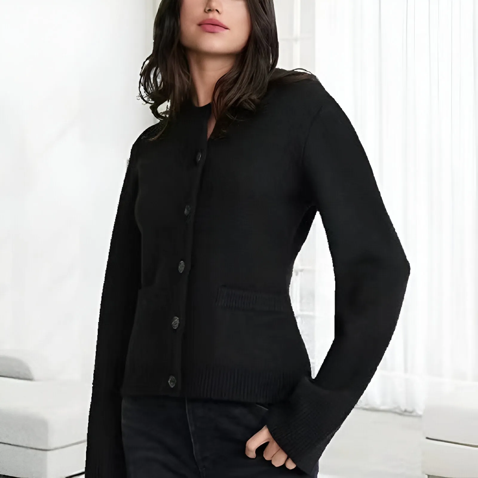 Ivyshape | Cozy Autumn Knit Coat