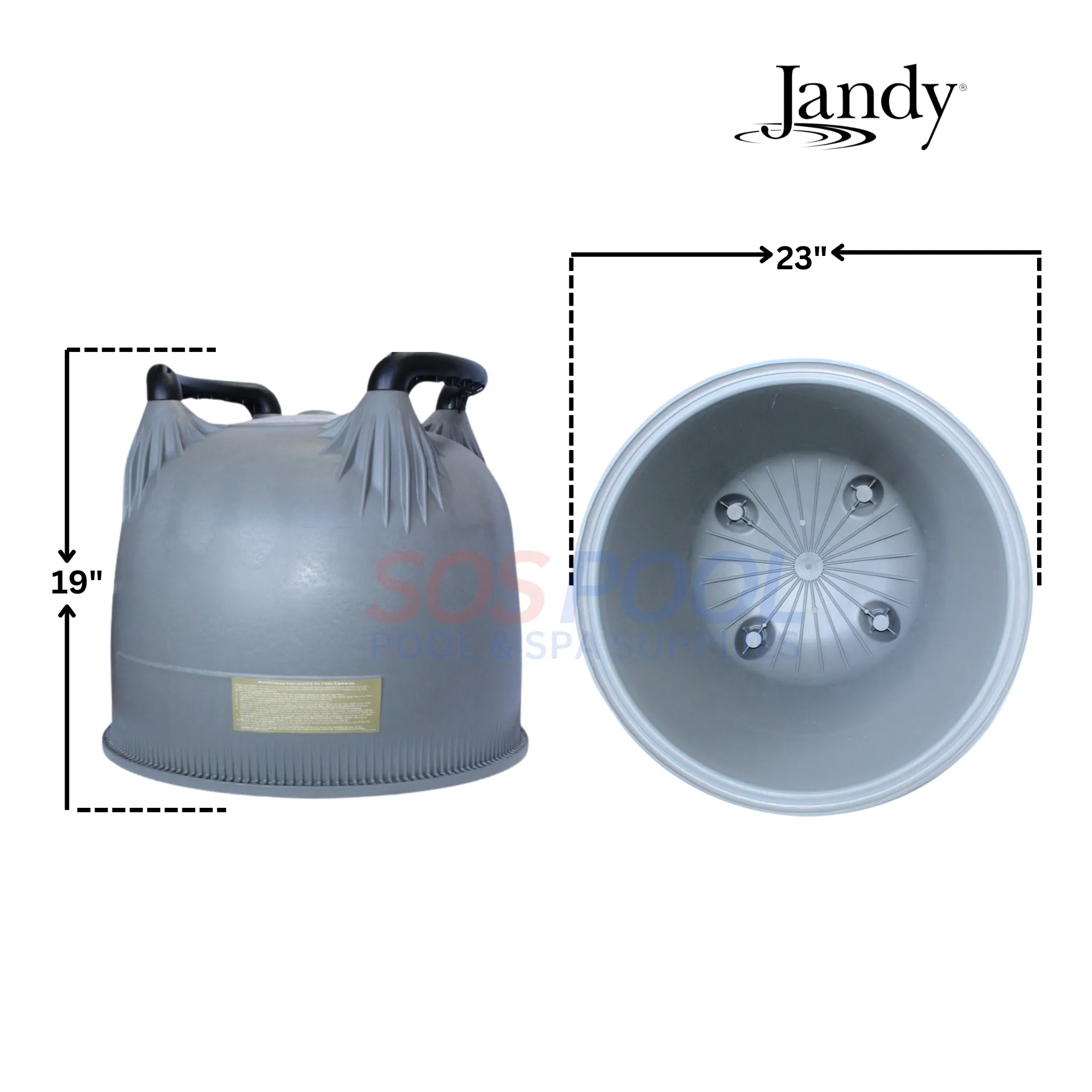 Jandy Tank Top Lid For DEL48 and DEV48 Filters | R0554700
