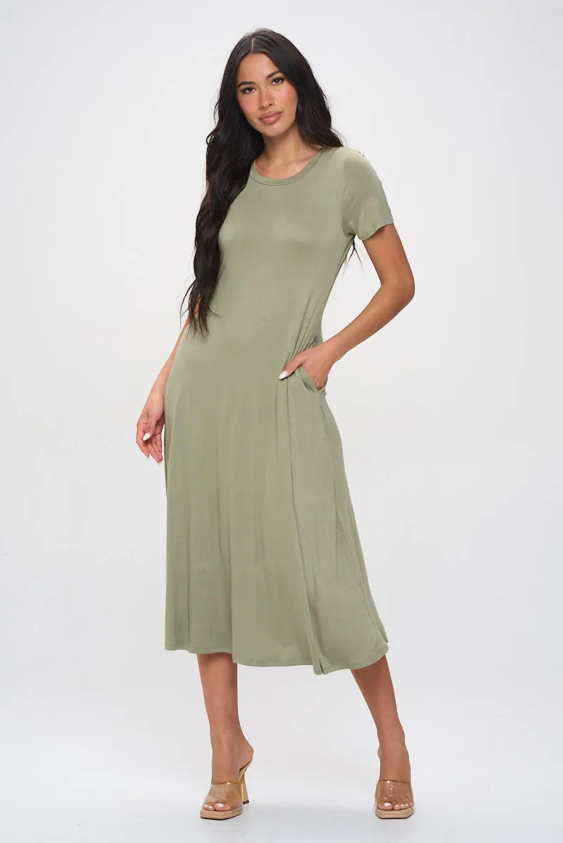 Jenesis T-Shirt A-line Dress