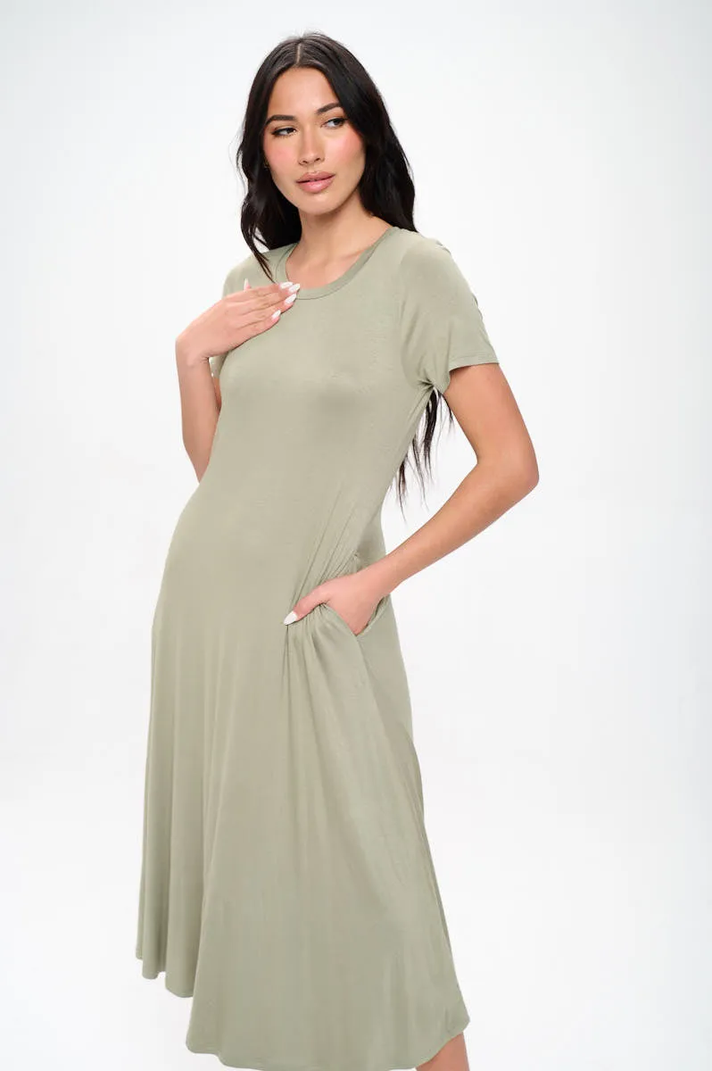 Jenesis T-Shirt A-line Dress