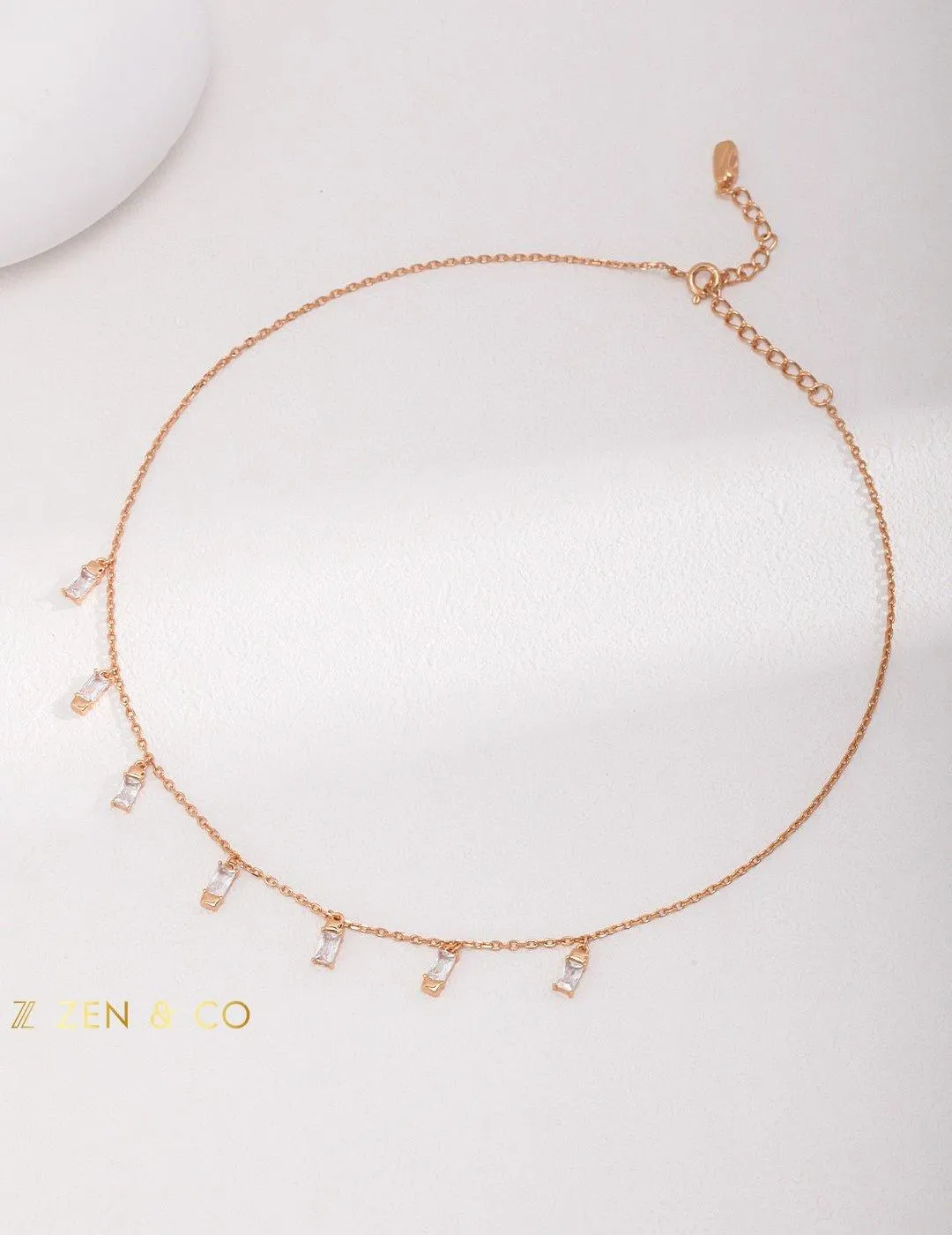 JOY Minimalist choker layering necklace