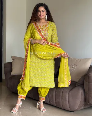 Kalki fashion Kurta With Afghani Salwar