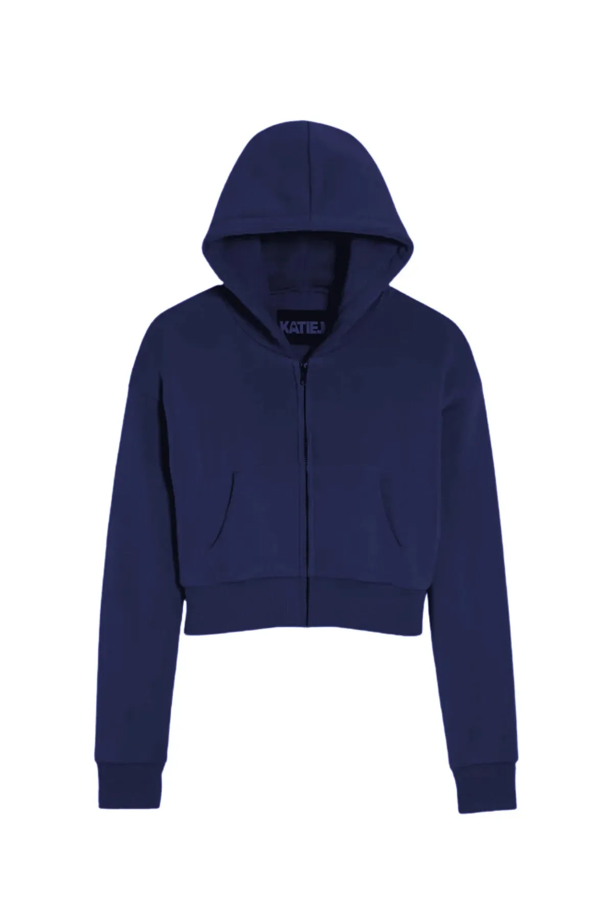 KatieJ NYC Tween Dylan Zip Crop Hoodie