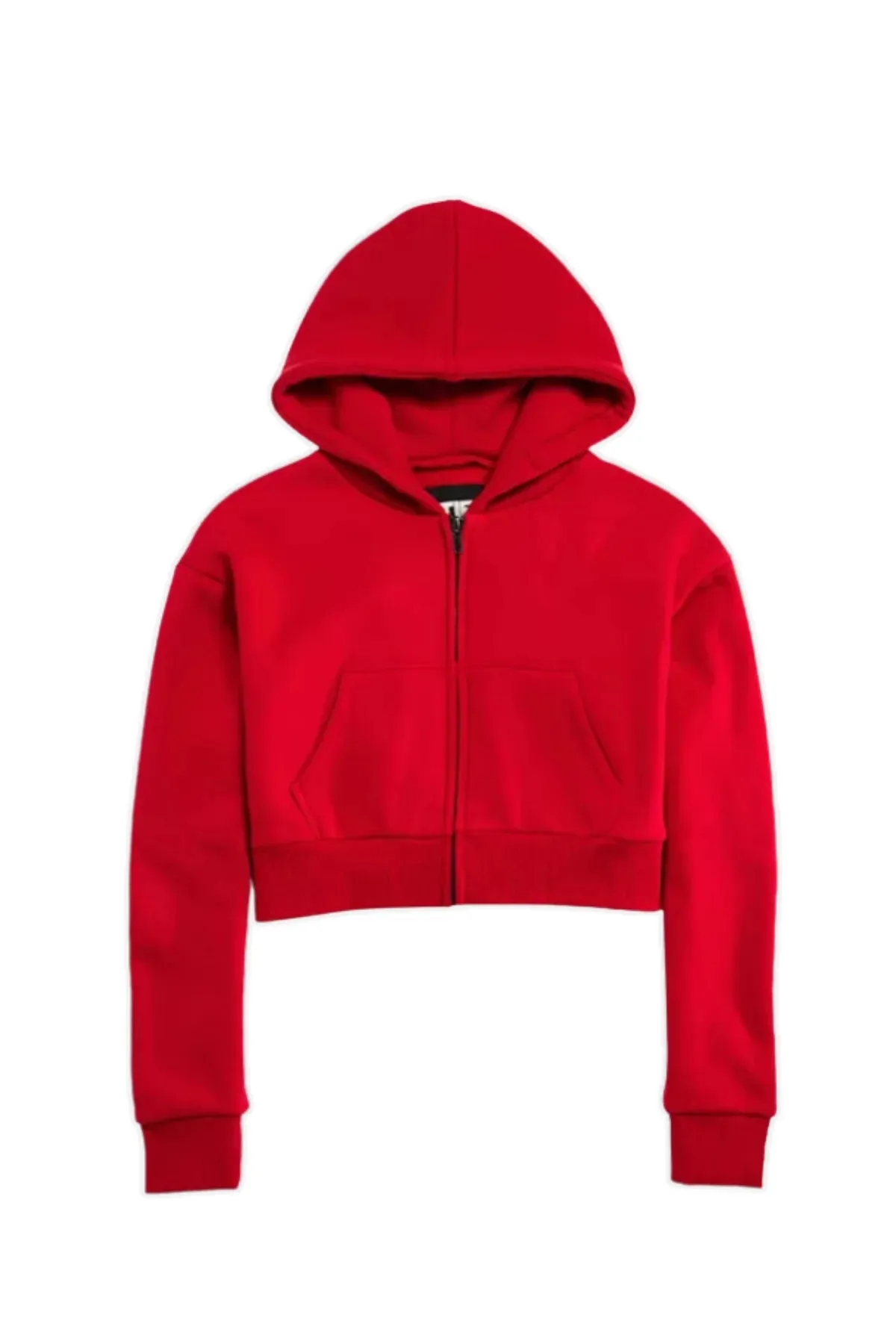 KatieJ NYC Tween Dylan Zip Crop Hoodie