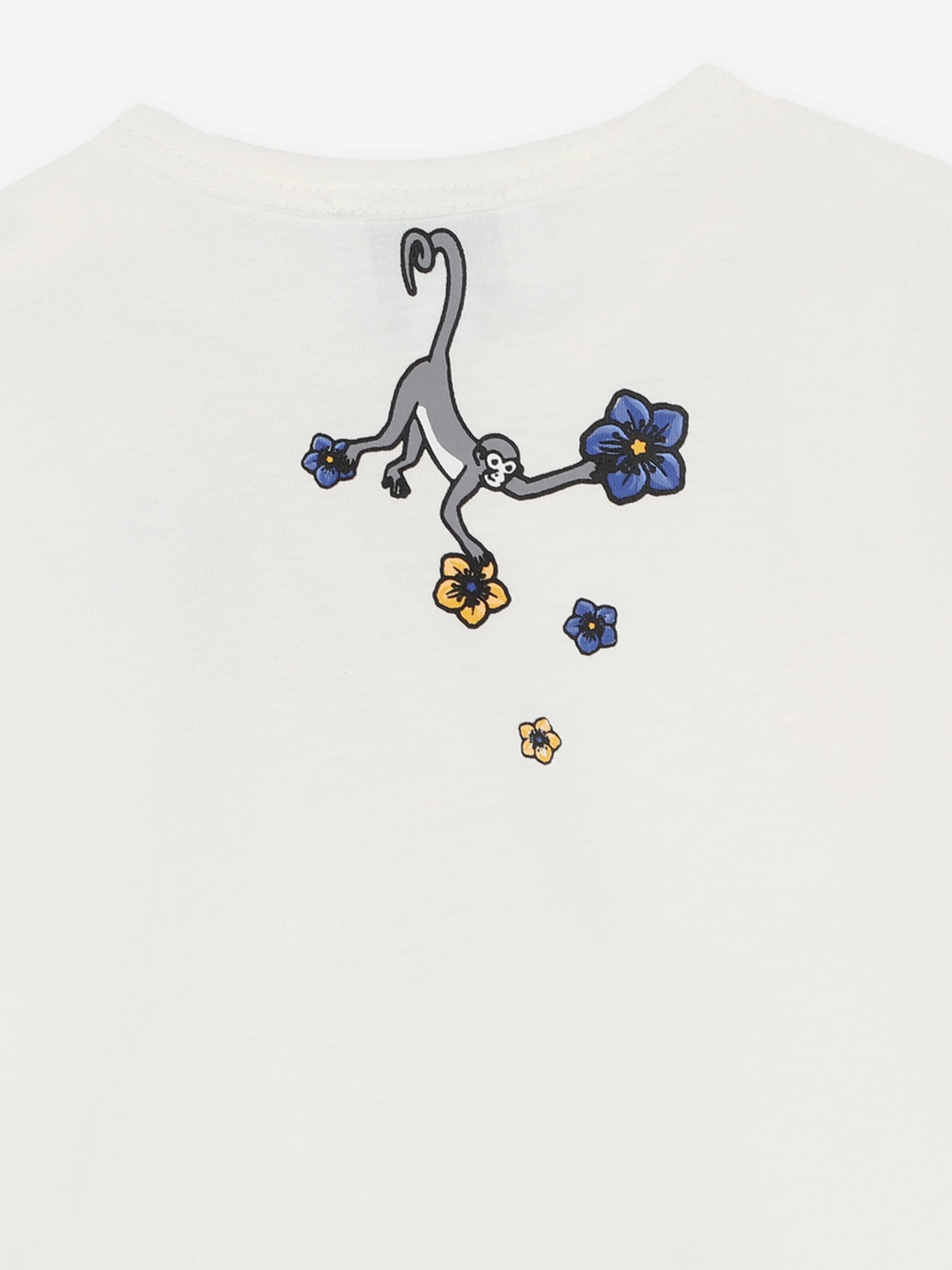 KENZO Baby Girls Pocket T-Shirt in Ivory