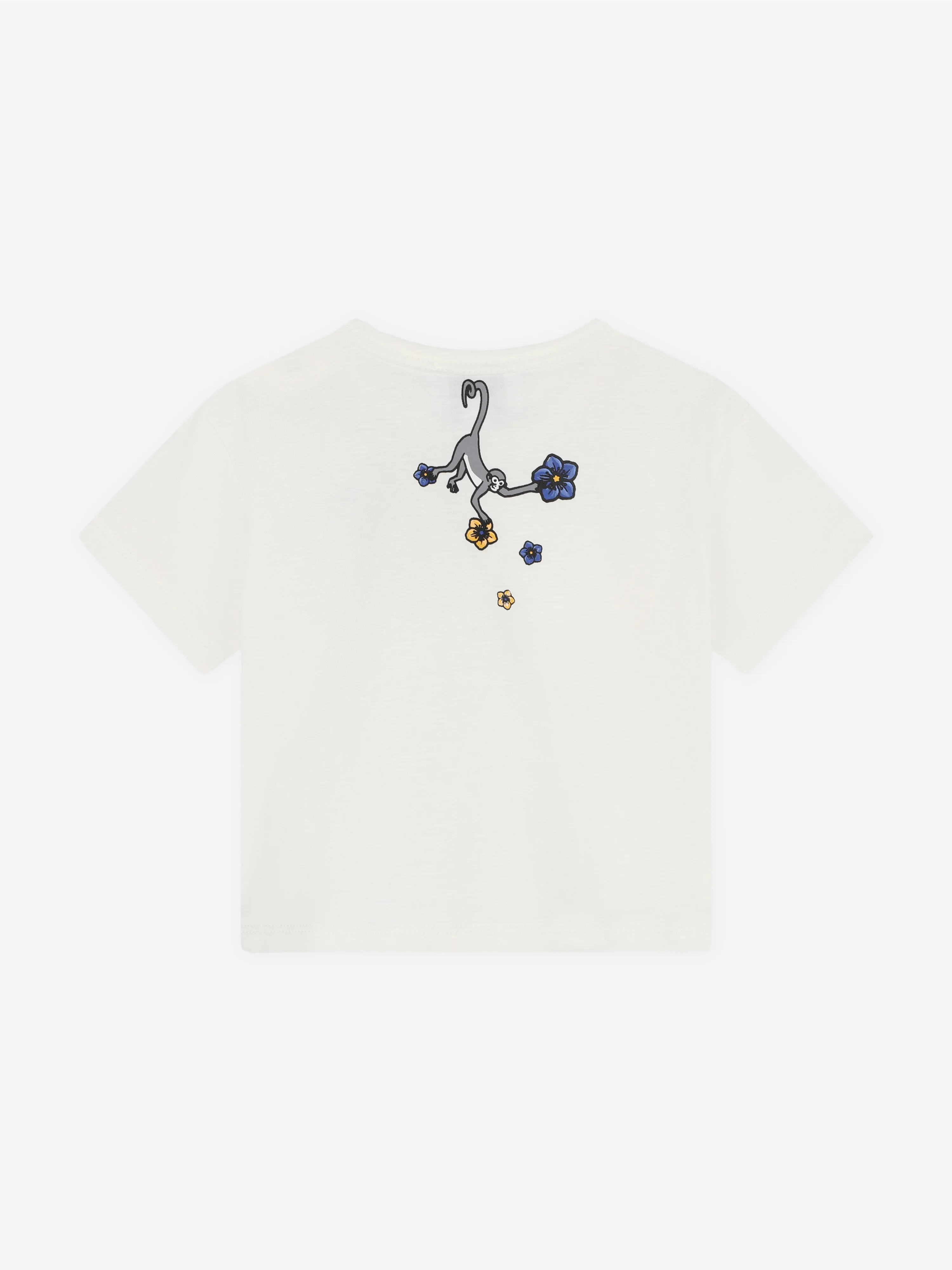 KENZO Baby Girls Pocket T-Shirt in Ivory