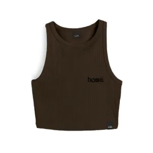 Kids Racer Vest Top- Dark Brown