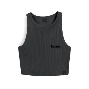Kids Racer Vest Top- Dark Grey