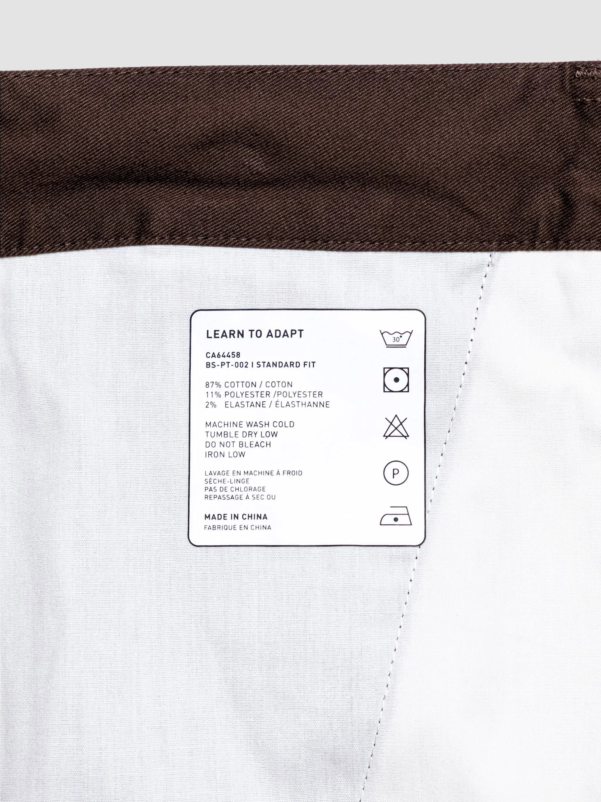 KYRON WARRICK - Standard Fit Chino Pant Demitasse