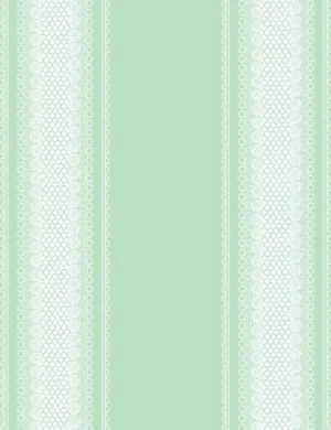 'Lace Front' Wallpaper by Nathan Turner - Green
