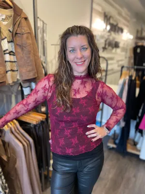 Lace Layering Top