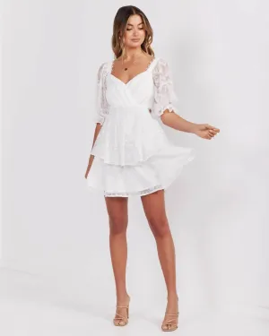 Lace Ruffle Dress