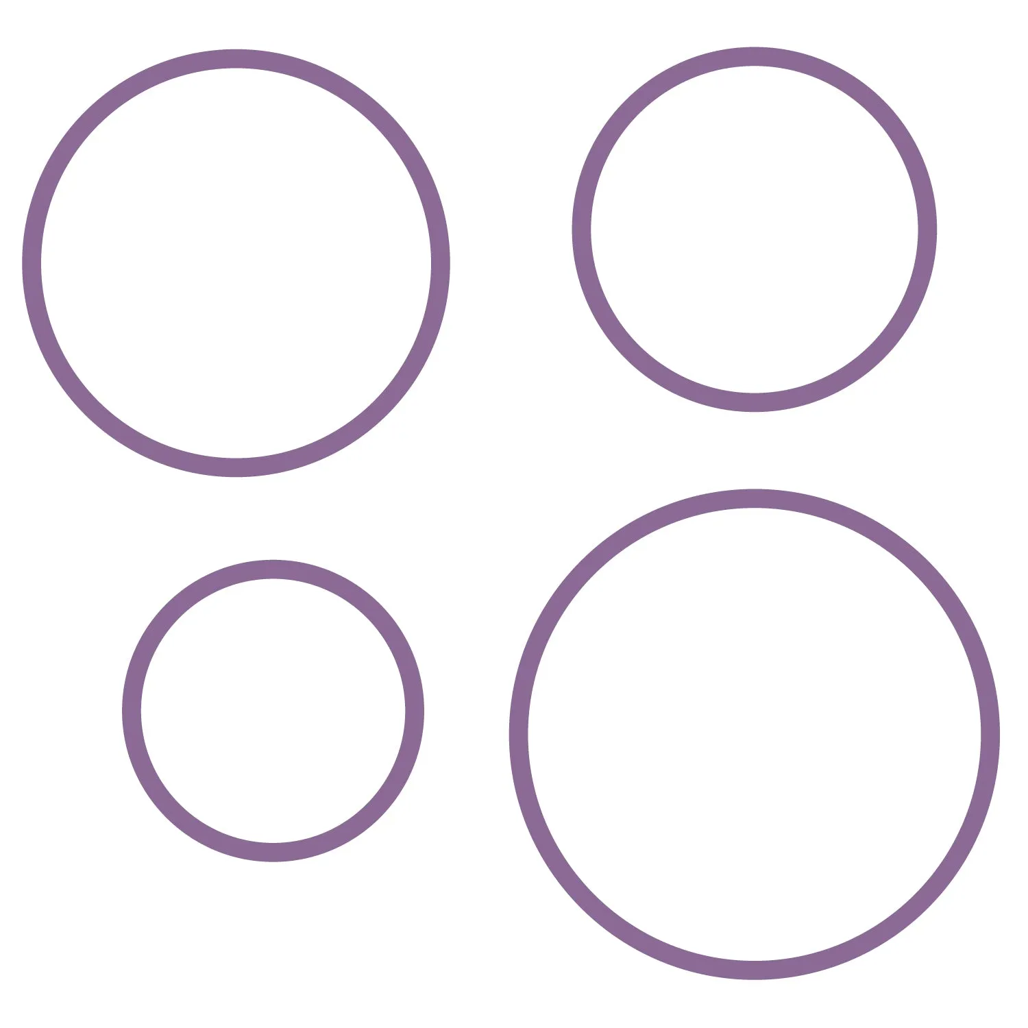 Layering Die Circles (Clear Cuts)