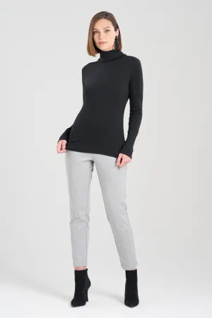 Layering Jersey Turtleneck Top