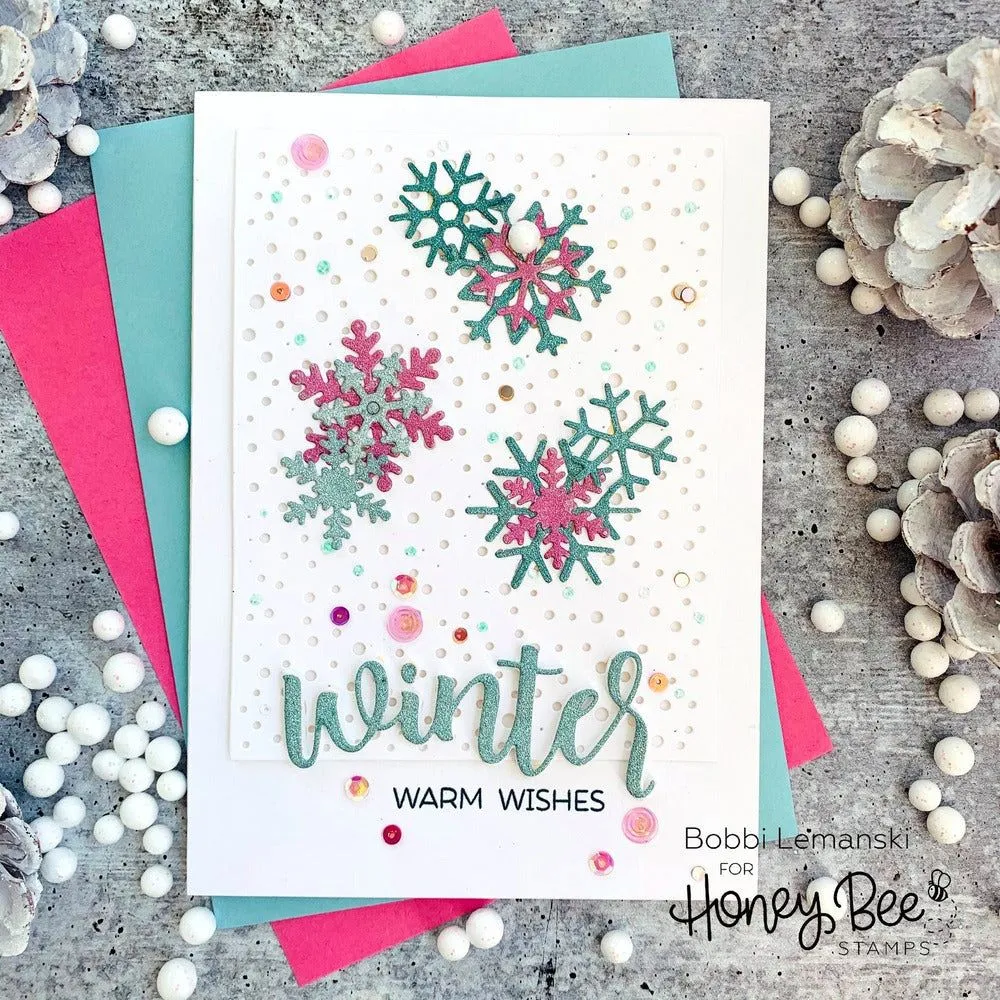 Layering Snowflakes - Honey Cuts