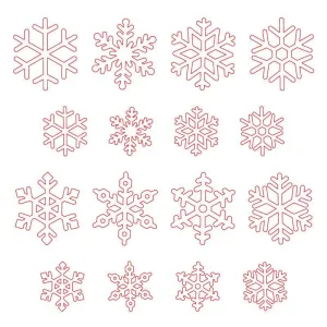 Layering Snowflakes Honey Cuts