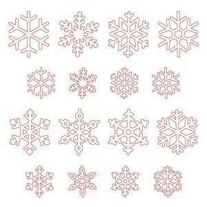Layering Snowflakes - Honey Cuts