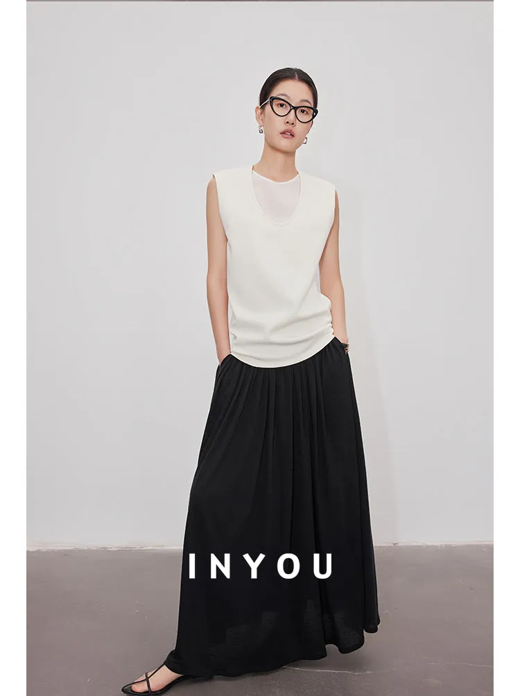 Layering style U-neck sleeveless_LCHK353