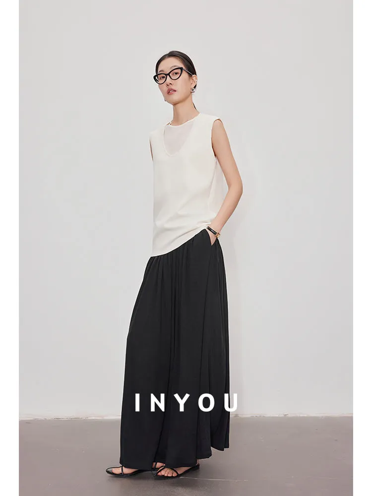 Layering style U-neck sleeveless_LCHK353