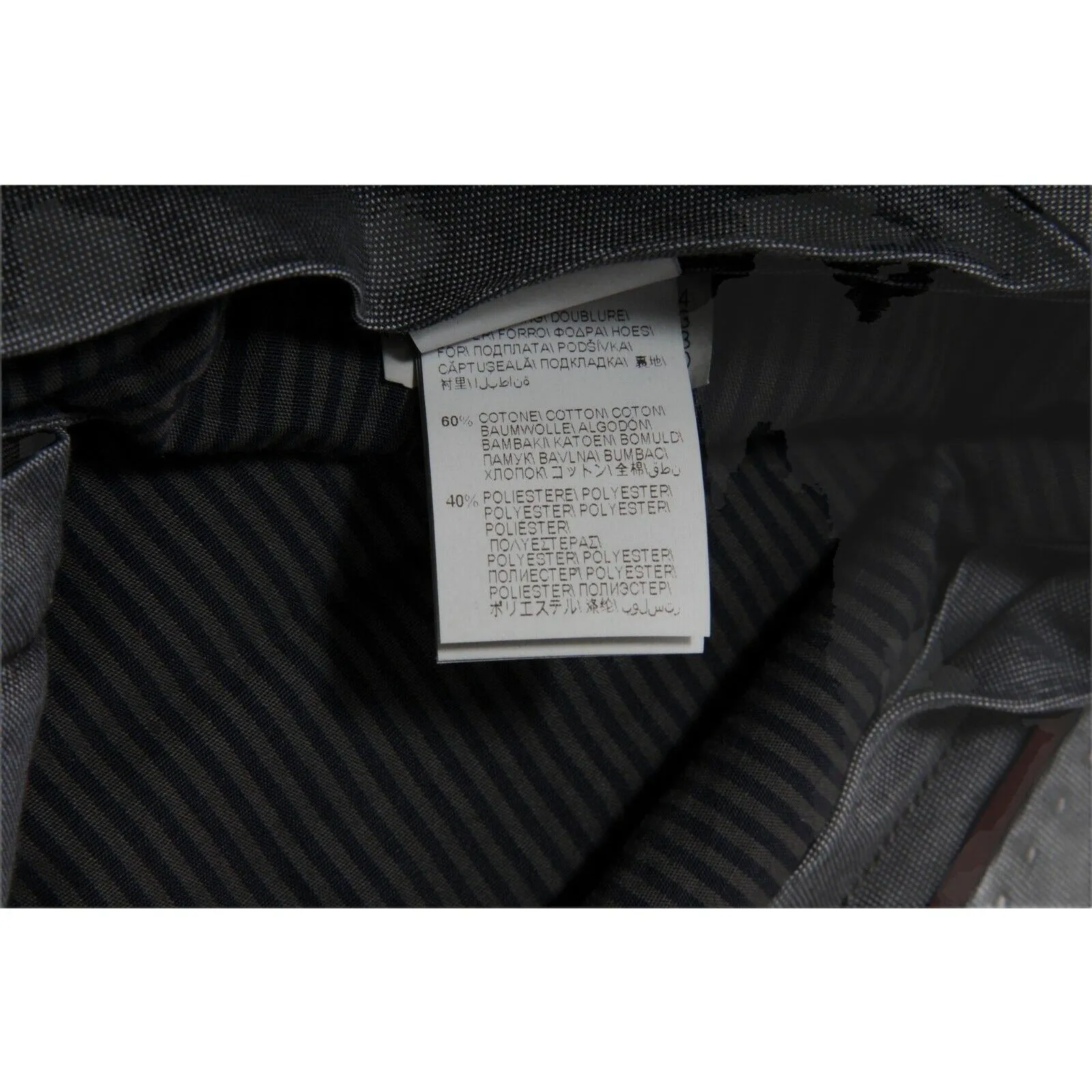Leisure Fit Gray Flat Front Chino Pants
