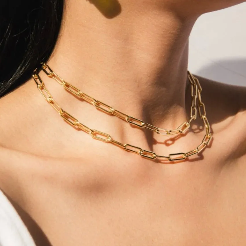 LINK Chain layering necklaces