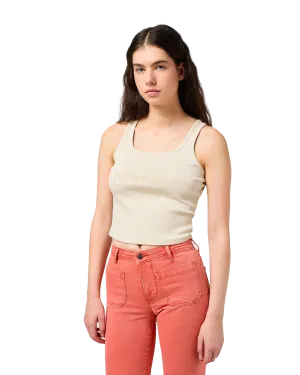 Logo Vest in Stone