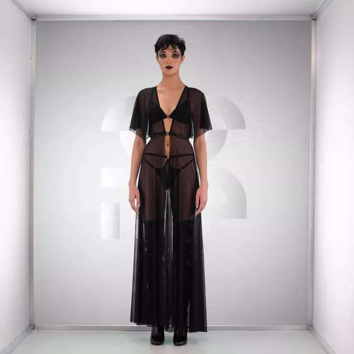 Long Mesh Robe